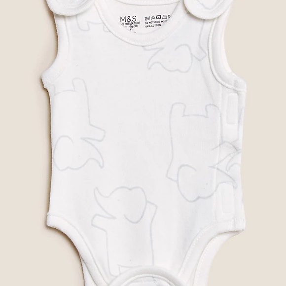 3 premature sleeveless bodysuits - Picture 4 of 9